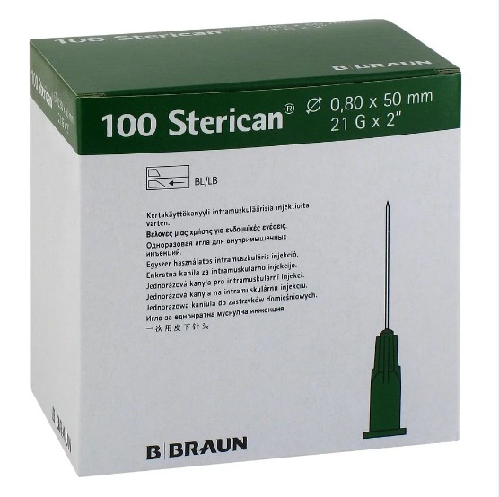 Ac Sterican Sterican G21 0.8*50mm 100pcs